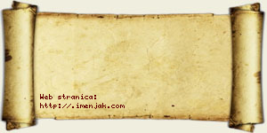 Nadja Damjanac vizit kartica